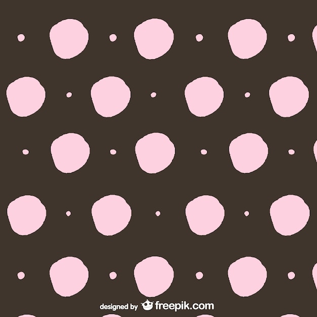 Pink dots pattern