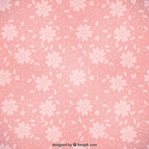 Pink floral pattern 