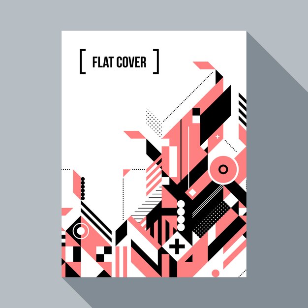 Pink geometric cover design