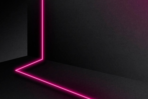 Free Vector pink glowing lines on dark background