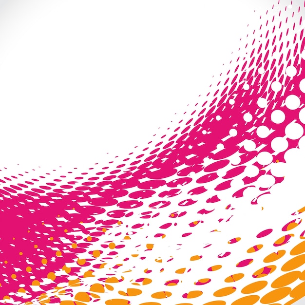 Free vector pink halftone background