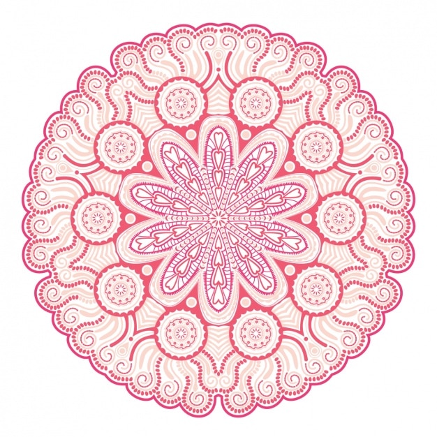 Pink mandala