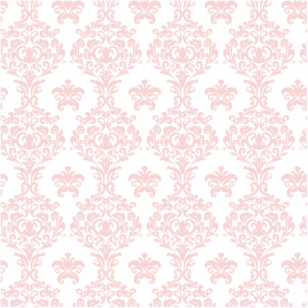 Free Vector pink ornamental pattern background 