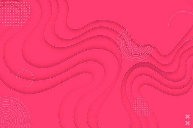 Pink paper style wavy background