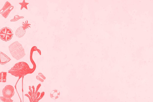 Pink summer background