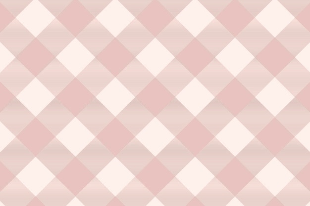 Pink tartan seamless pattern background vector template