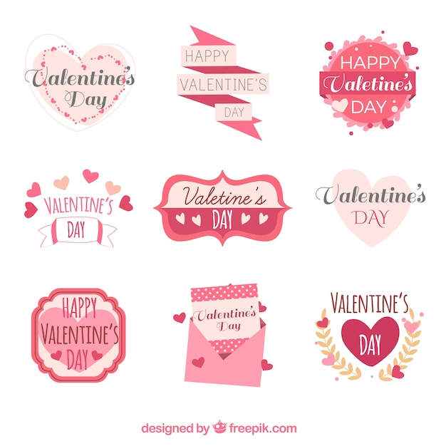 Pink valentine element collection