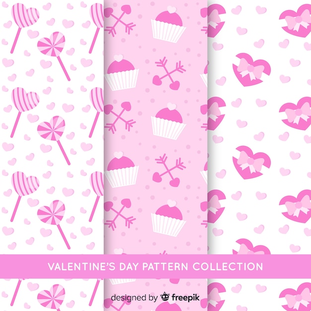 Pink valentine's day pattern