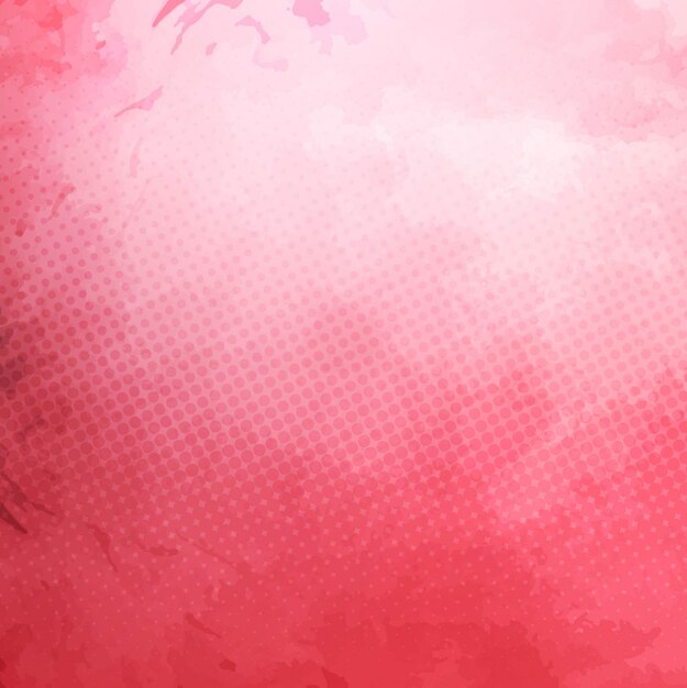 Pink watercolor background with dots