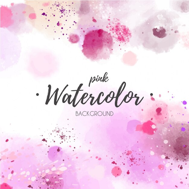 Pink watercolor background