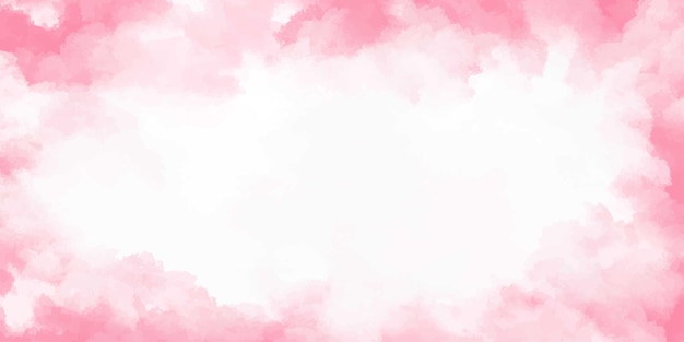 Free vector pink watercolor banner