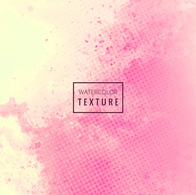 Pink watercolor grunge texture with dots