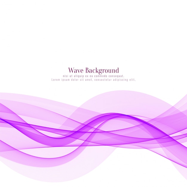 Free Vector pink wave flowing design background