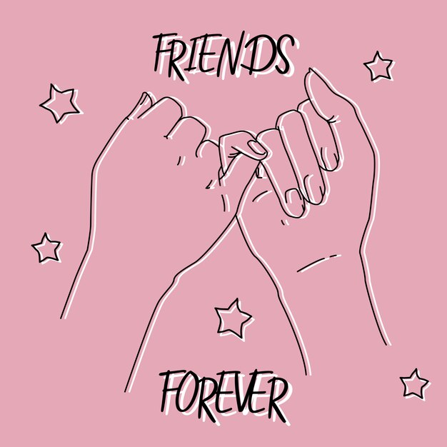 Pinky promise picture for Friendship Day