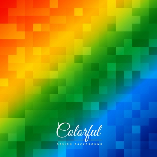 Pixelated colorful background