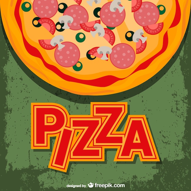 Free Vector pizza background