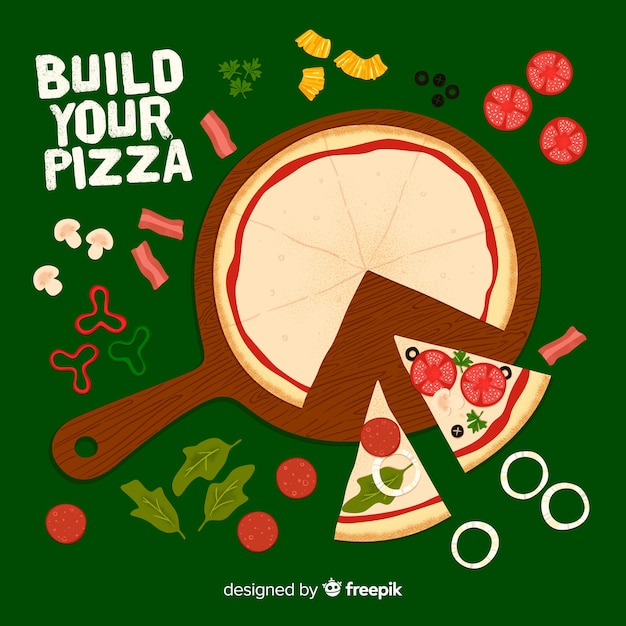 Free Vector pizza background