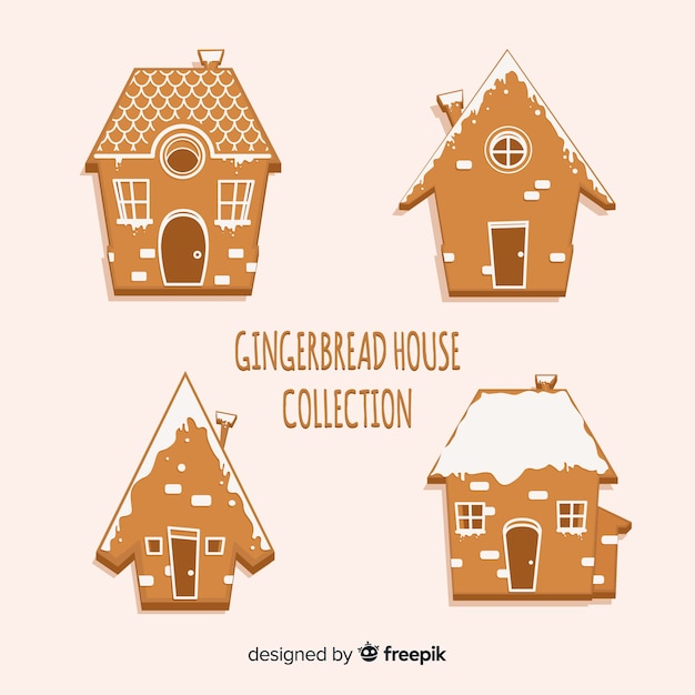 Plain gingerbread house pack