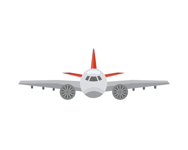 plane flying travel illustration