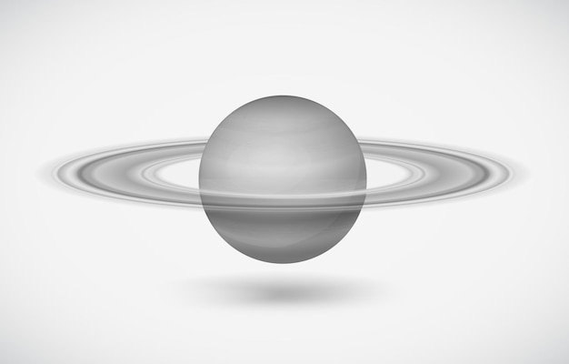 Free Vector the planet saturn