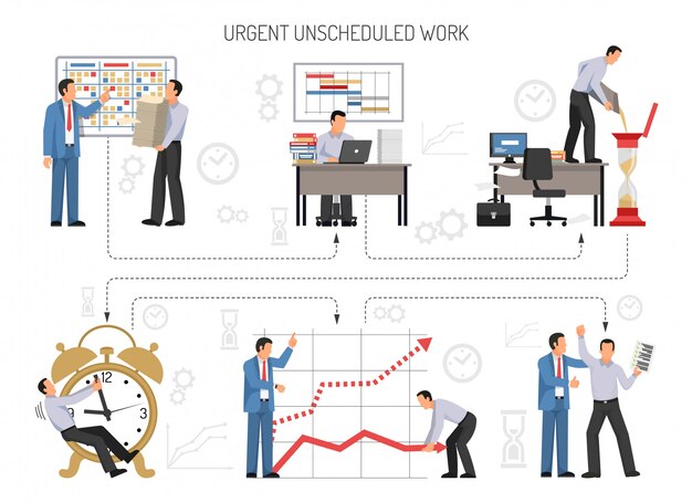 Planning Flat Illustration