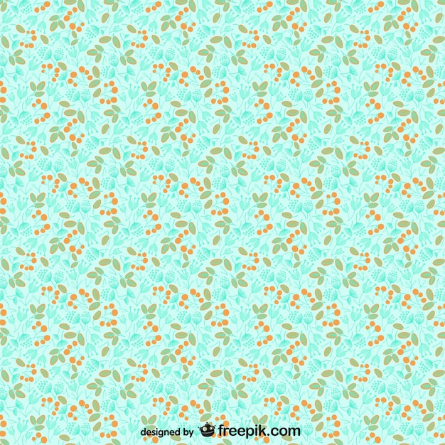 Free Vector plant seamless pattern 