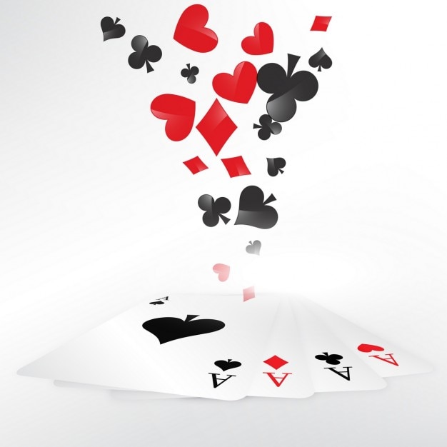 Free Vector playing cards background 