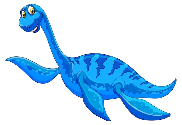 A pliosaurus dinosaur cartoon character