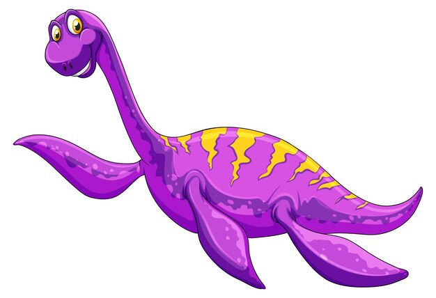 A pliosaurus dinosaur cartoon character