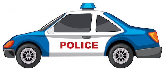 Free vector police car