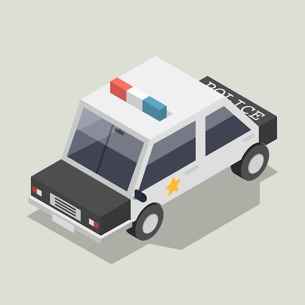 Free vector police car