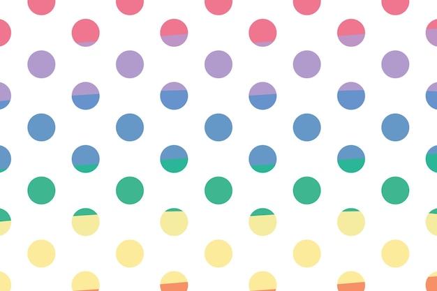 polka dot colorful artsy wallpaper