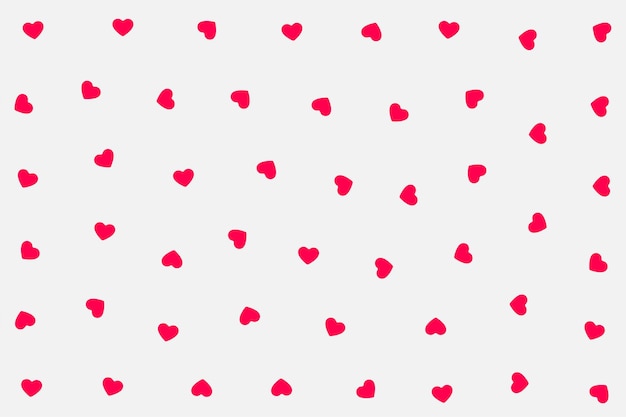 Free vector polka style simple heart pattern wallpaper for love message