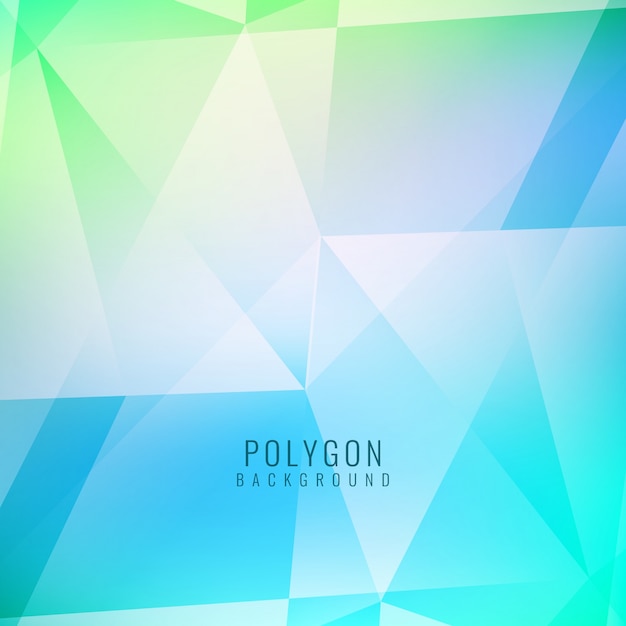 Polygonal background, blue tones