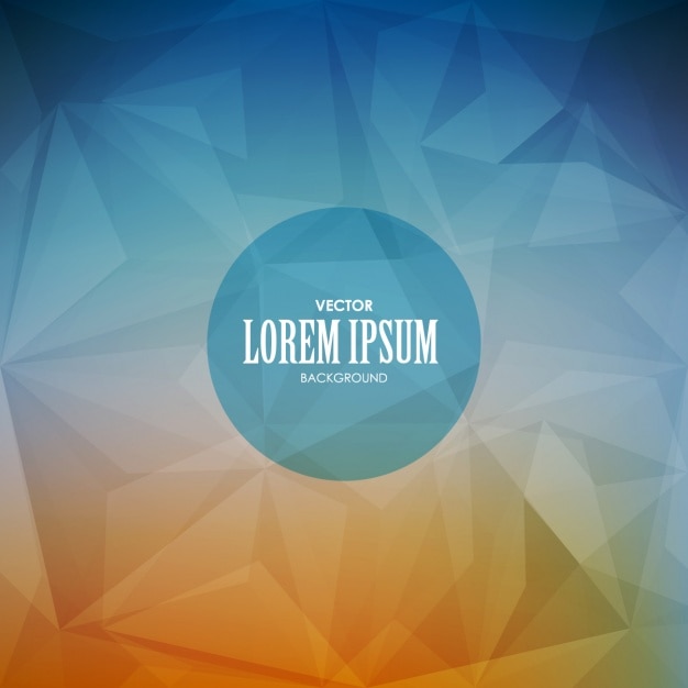 Polygonal background design