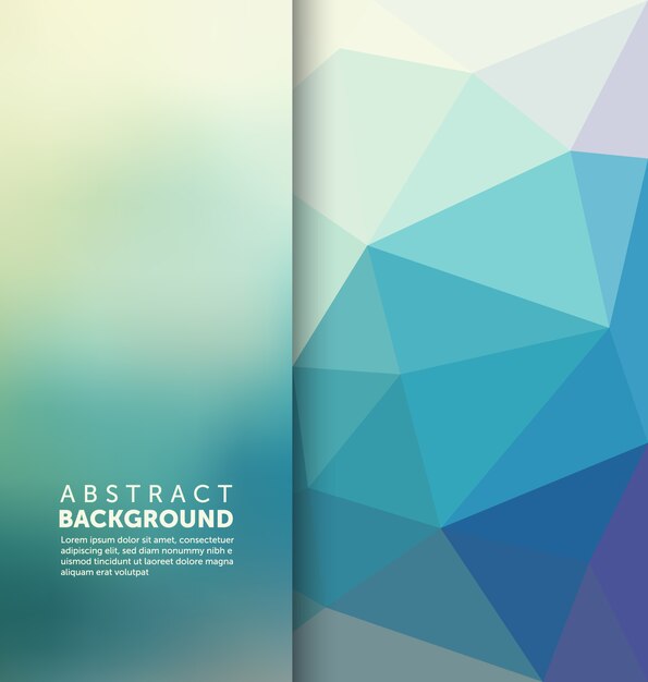 Polygonal background design