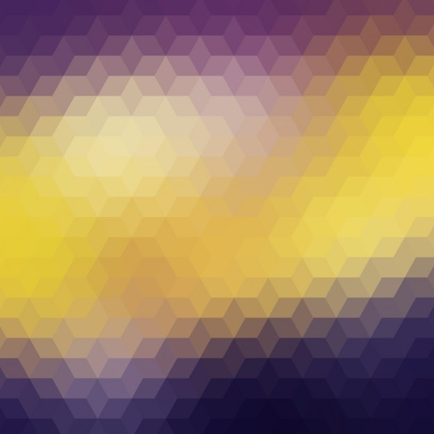 Free Vector polygonal background in purple and yellow