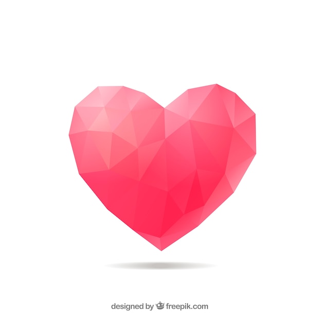 Polygonal heart 