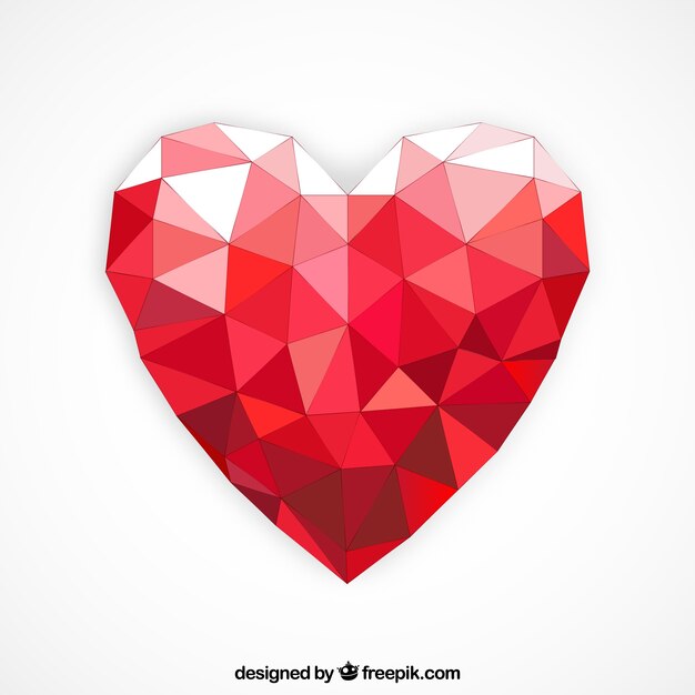 Polygonal heart