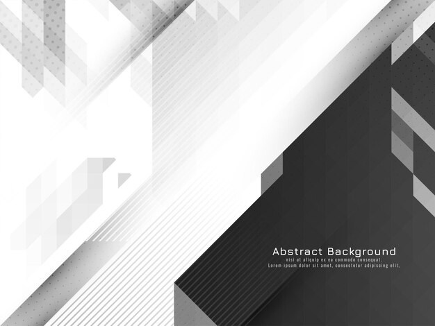 Polygonal mosaic gray and white geometric background