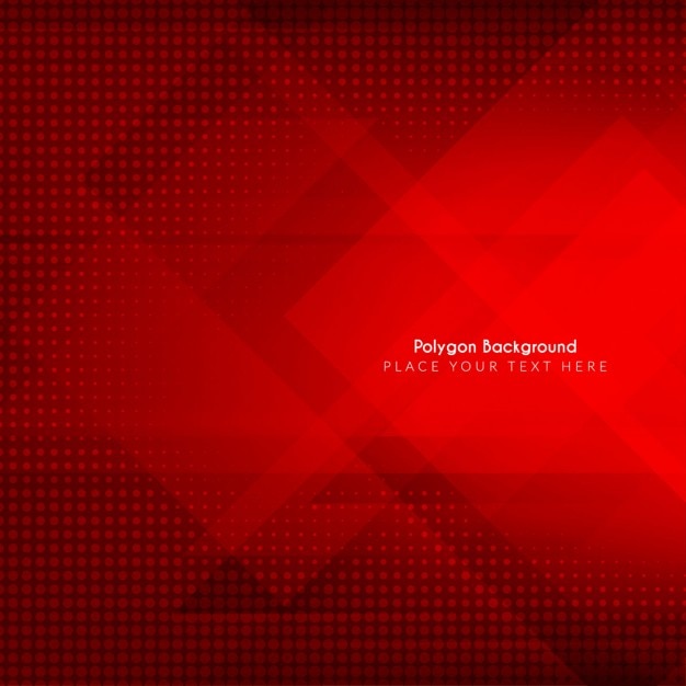 Polygonal red background