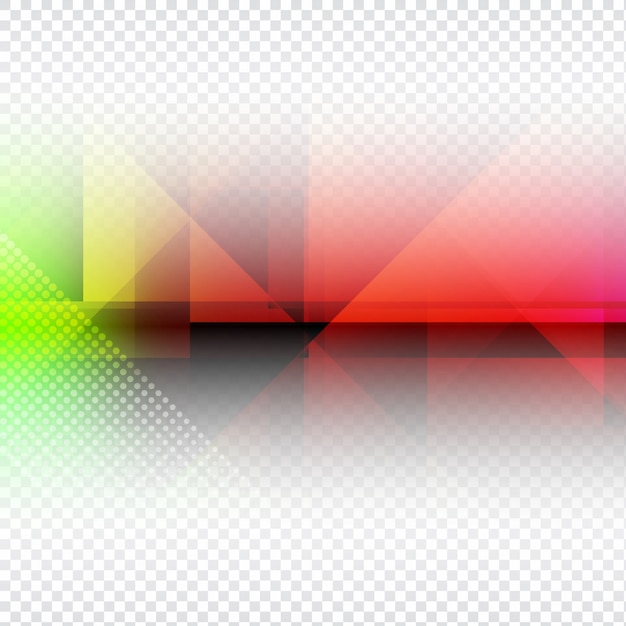 Polygonal shapes in full color