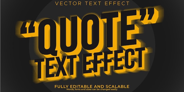 Free Vector poster design text effect editable modern and creative text style