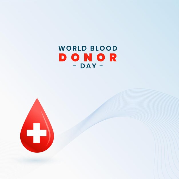 Poster design for world blood donor day