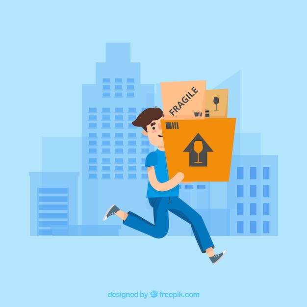 Free Vector postman