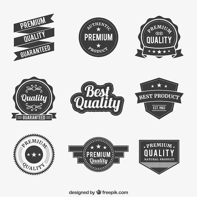 Premium badges collection