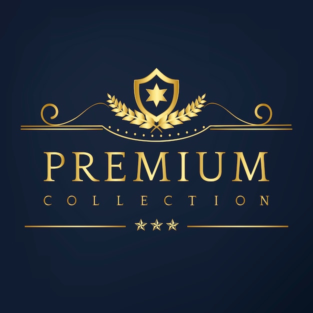 Free Vector premium collection badge design vector