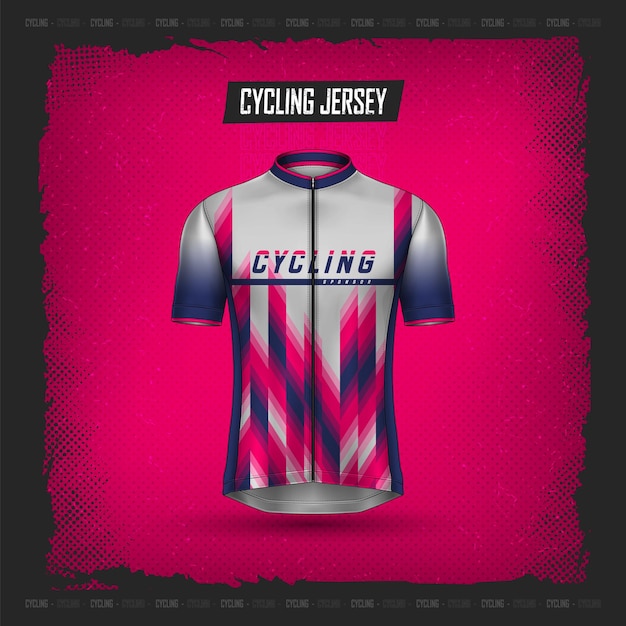 Free Vector premium collection of cycling jersey