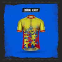 Free vector premium collection of cycling jersey