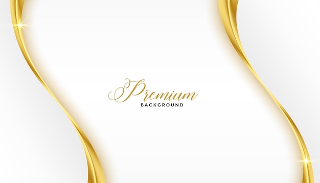 Premium golden 3d style luxurious background